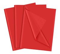 NEBURORA Red Tissue Paper for Gift Bags - 60 Sheets, 14 x 20 Inch, Bulk Packaging Paper for Gift Wrap, Filler, Flower Crafts, Birthday, Wedding, Valentine's Decor