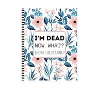 Neburosa End of Life Planner, My Final Wishes Organizer for Will Preparation, Important Information Notebook for Family, Funeral Planning Workbook, Last Wishes Journal (Sky Blue)