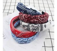 nebxazw Pack of 6 Women's Vintage Hair Band Headband Women's Elastic Knot Hair Band Wide Headband with Teeth Twisted Fabric Turban Knitted Headbands Set for Women Girls