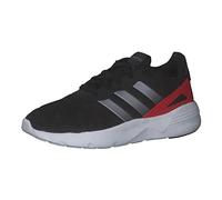adidas Men's Nebzed Cloudfoam Lifestyle Running Shoes, core Black/Iron met/Vivid red, 8 UK