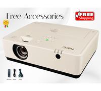 NEC ME372W 3LCD Projector 4K 3700 Lumens USB Viewer 2160p WXGA 16W Speaker w/Kit