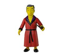 NECA 16001 Simpsons 25th Anniversary Series 1 Hugh Hefner Figure, Red/Yellow, 5-Inch