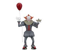 NECA 45469 Action Figure, Stylized Pennywise, Red and White