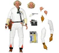 NECA 53620 BACK TO THE FUTURE - Ultimate Doc Brown 1985 - Figurine articule,Bla