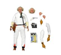 NECA 53620 BACK TO THE FUTURE - Ultimate Doc Brown 1985 - Figurine articulée,Bla