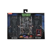 NECA 7" TMNT 1990 Movie Foot Soldier w/weapons Rack 2 Pack Figure