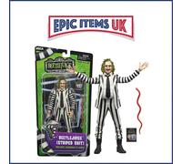 NECA Beetlejuice 1988 Black & White Striped Suit 7" Scale Action Figure