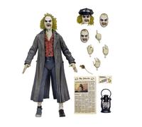 NECA Beetlejuice Ultimate 7 Inch Tour Guide Beetlejuice The Bio Exorcist Collectible Figure