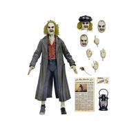 NECA Beetlejuice Ultimate 7 Inch Tour Guide Beetlejuice The Bio Exorcist Collectible Figure