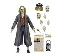NECA Beetlejuice Ultimate 7 Inch Tour Guide Beetlejuice The Bio Exorcist Collectible Figure