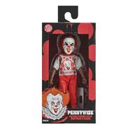 NECA Pennywise Action Figure, 6 Inch Scale Clothed Collectible from IT 2017 Movie, Horror Character Toy with Trick or Treat Accessory