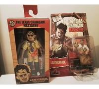 NECA Ben Cooper Texas Chainsaw Massacre Leatherface 5.5" + mezco 5 points figure