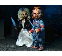 Bride of Chucky 8'' Scale Clothed Figure Chucky & Tiffany 2-Pack