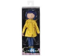 NECA Coraline Bendy Fashion Doll in Raincoat 7" Doll Figure Official Neil Gaiman