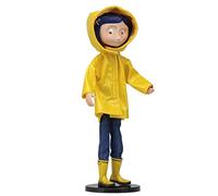 NECA Coraline Bendy Fashion Doll in Raincoat 7" Doll Figure Official Neil Gaiman