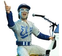 NECA ELTON JOHN WITH PIANO (LIVE 1975) DELUXE 8 INCH CLOTHED ACTION FIGURE