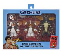 NECA Evolution Of The Gremlin 7" Scale 40th Anniversary 3-Pack Set Gizmo Mogwai