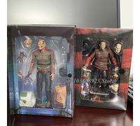 NECA Freddy Krueger Action Figure Trick R Treat Sam Figure Freddy's Revenge Horror Model Toy Halloween Christina Gifts B