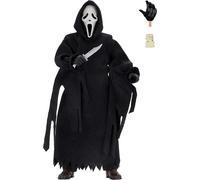 NECA - Scream Ghostface 8 Inch Clothed Action Figure, Black/Black