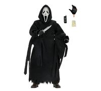 NECA - Scream Ghostface 8 Inch Clothed Action Figure, Black/Black