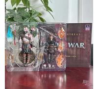 NECA God of War Action Figure Kratos Atreus Ghost of Sparta with Axe Sword Shield Bow and Arrow Model Toys Collection Gift no box