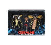 NECA Collectible 2-Pack Action Figures - Gremlins 2 - 7" Scale - Christmas Carol Winter Scene Two