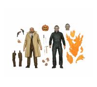NECA Action Figures - Halloween 2 Myers & Dr Loomis 2-Pack 7" Boxset Multicolor