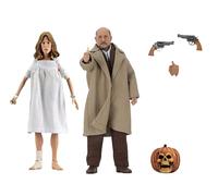 NECA - Halloween 2 Doctor Loomis & Laurie Strode 8In Retro ActionFigure 2Pk