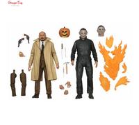 NECA Action Figures - Halloween 2 Myers & Dr Loomis 2-Pack 7" Boxset Multicolor