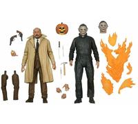 NECA Action Figures - Halloween 2 Myers & Dr Loomis 2-Pack 7" Boxset Multicolor