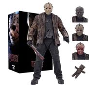 NECA Horror Freddy VS Jason Action Figure 7" Jason Voorhees Deluxe Toy Gift Set