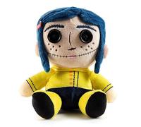 NECA Kidrobot Coraline Phunny Plush - Button Eyes Sitting Coraline