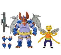 NECA: Teenage Mutant Ninja Turtles - Wingnut & Scewloose action figures New