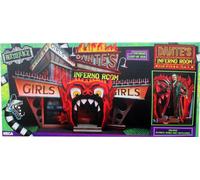 NECA Michael Keaton Beetlejuice Trenchcoat Dante's Inferno Room Deluxe Diorama