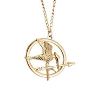 NECA Mockingjay Brooch, Metal - The Hunger Games Replica, Antique Gold, Brooch - APPAREL_PIN