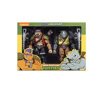 NECA Teenage Mutant Ninja Turtles Bebop & Rocksteady 2 Pack Figure Set