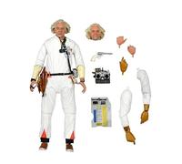 NECA BACK TO THE FUTURE DOC BROWN PART 1 (1985) HAZMAT SUIT ULTIMATE 7 FIGURE