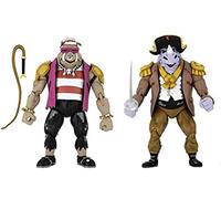 TMNT Turtles In Time Pirate Bebop and Rocksteady 2-Pack 7 Inch Action Figures