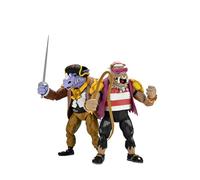 NECA Official- TMNT Turtles In Time Pirate Bebop & Rocksteady Ultimate 7" Action Figure 2 Pack