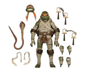NECA Official Universal Monsters vs TMNT - Michelangelo As Mummy Ultimate 7" Action Figure