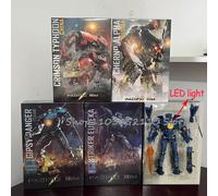 Neca Pacific Rim Figure LED Red Tramp Japanese Mecha Bandai Gipsy Danger Obsidian Fury The Eureka Raiders Armour Trendy Toy Gift A1 LED