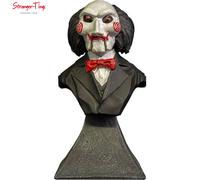 TrickOrTreat Studios Mini Bust Billy - Hand-Painted 100% Polyresin, Collector Box, Black/White/Red