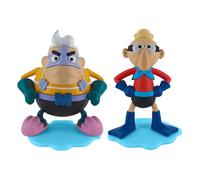 NECA Spongebob Squarepants |Officially Licensed Collectible 5"""" Scale Figures 2-Pack Amazon Exclusive Barnacle Boy and Mermaid Man