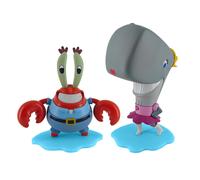 NECA Spongebob Squarepants |Officially Licensed Collectible 5"""" Scale Figures 2-Pack Amazon Exclusive Mr. Krabs and Pearl
