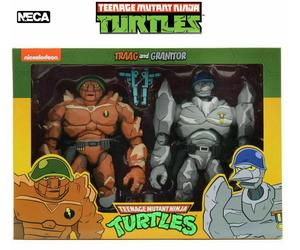 NECA Teenage Mutant Hero Turtles Tragg and Grannitor 2 Pack Action Figures 1:10