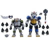NECA - Teenage Mutant Ninja Turtles (1987 Cartoon) - 7" Scale Action Figure - Robo Tokka and Rahzar 2 Pack