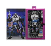 NECA Offical Ultimate Colossal Chrome Dome TMNT Cartoon Neca 7" Figurine, Adult Collectible Item, Halloween