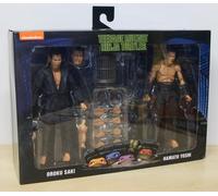 NECA: Teenage Mutant Ninja Turtles - Oroku Saki & Hamato Yoshi action figures