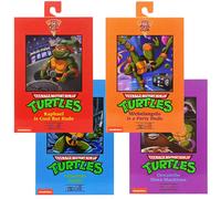 NECA Teenage Mutant Ninja Turtles Pizza Club TMNT 4 Pack 7" Action Figure