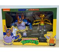 NECA Les tortues ninja 1987 pack 2 figurines Wingnut & Screwloose 18 cm